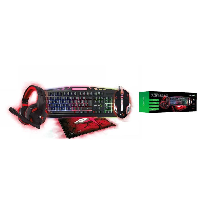Kit Gamer Teclado - Audífono - Mouse Y Mouse Pad - Ps-1