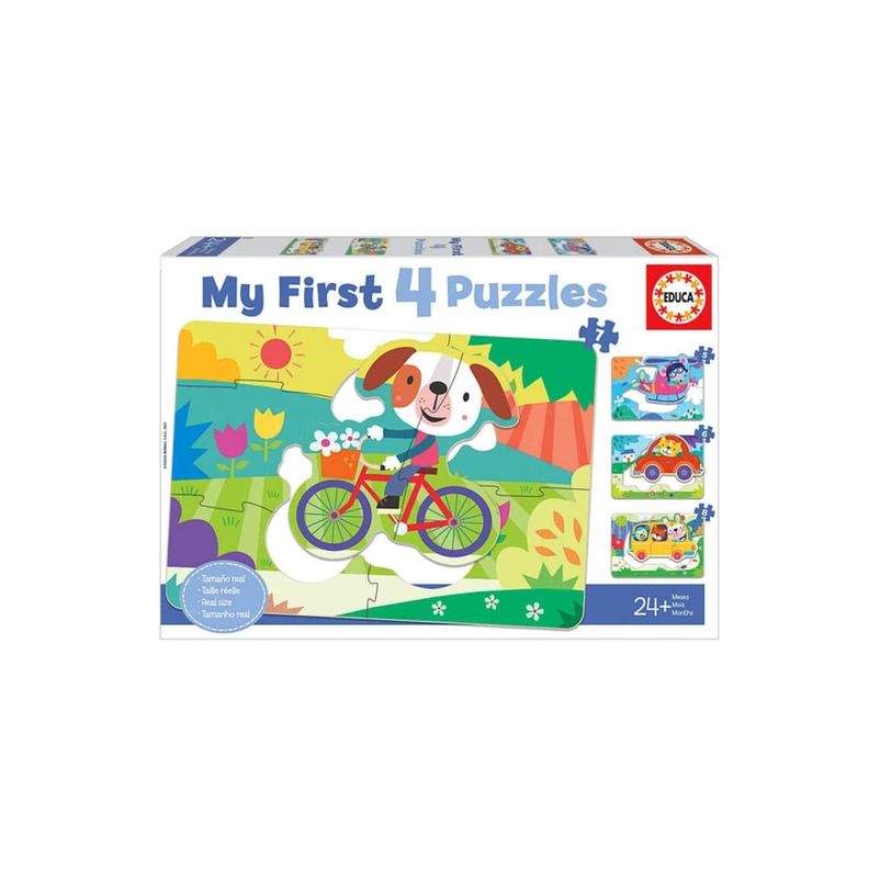 Puzzle Infantil Vehiculos (My First 4 Puzzles) - PS-0