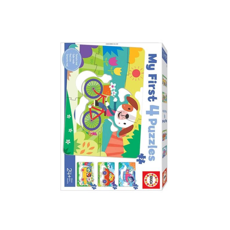 Puzzle Infantil Vehiculos (My First 4 Puzzles) - PS-1