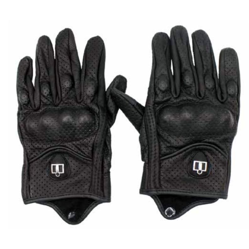 Guantes De Moto Clásicos Con Protector Nudillos - PS-0