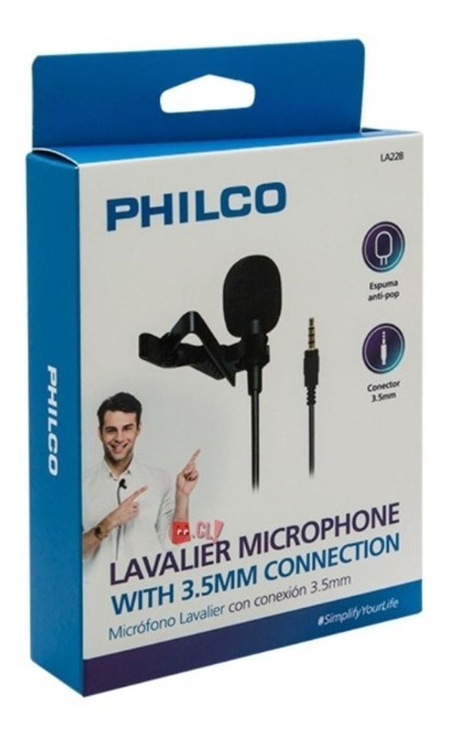 Micrófono De Solapa Lavalier Conexión 3.5mm - Ps-3