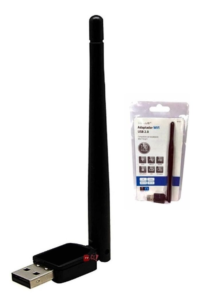 Adaptador Antena Usb Wifi 150mbps - Ps-2