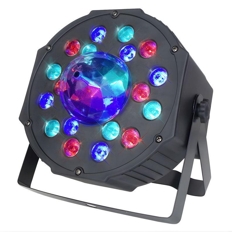 Foco PAR LED 18 RGB Giratorio 60W con Control DMX PS