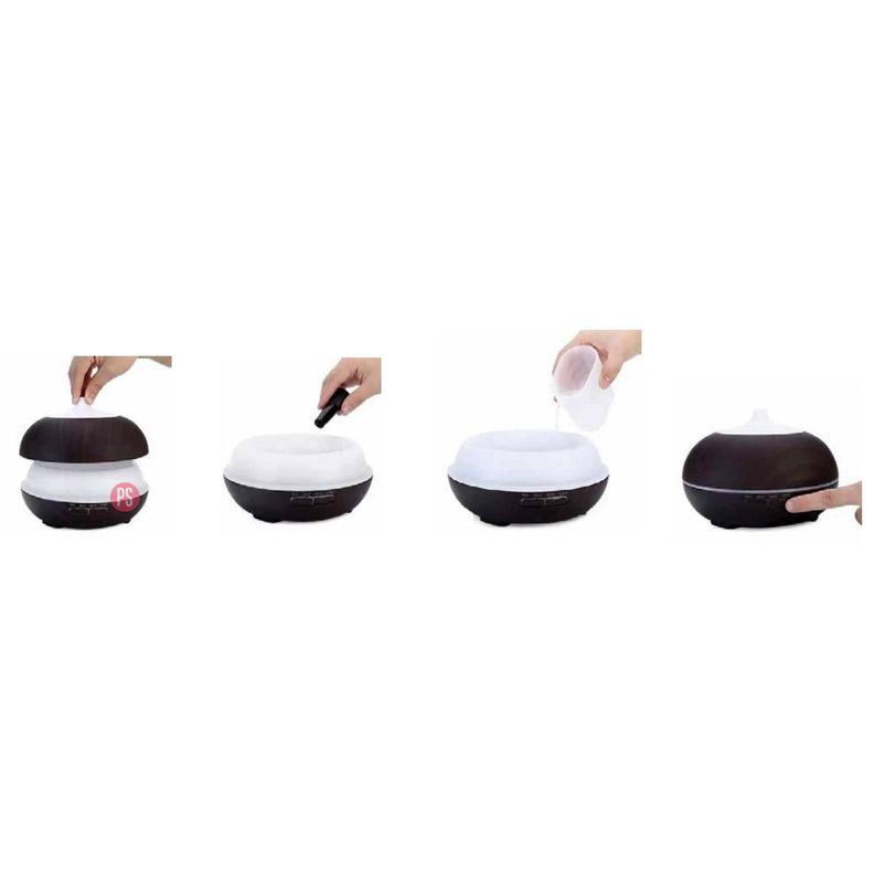 Humidificador Y Difusor De Aromas Luz Noche - PS-1