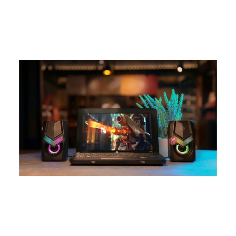 Parlante Gamer Hp Con Iluminación Rgb 6w - PuntoStore-3