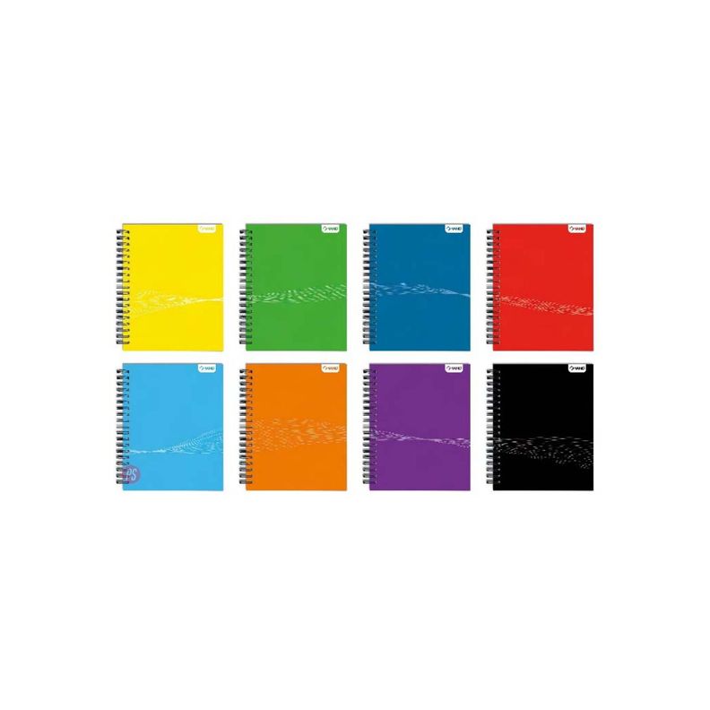 Pack 10 Cuadernos Universitarios 100 hojas Negro - PS-1