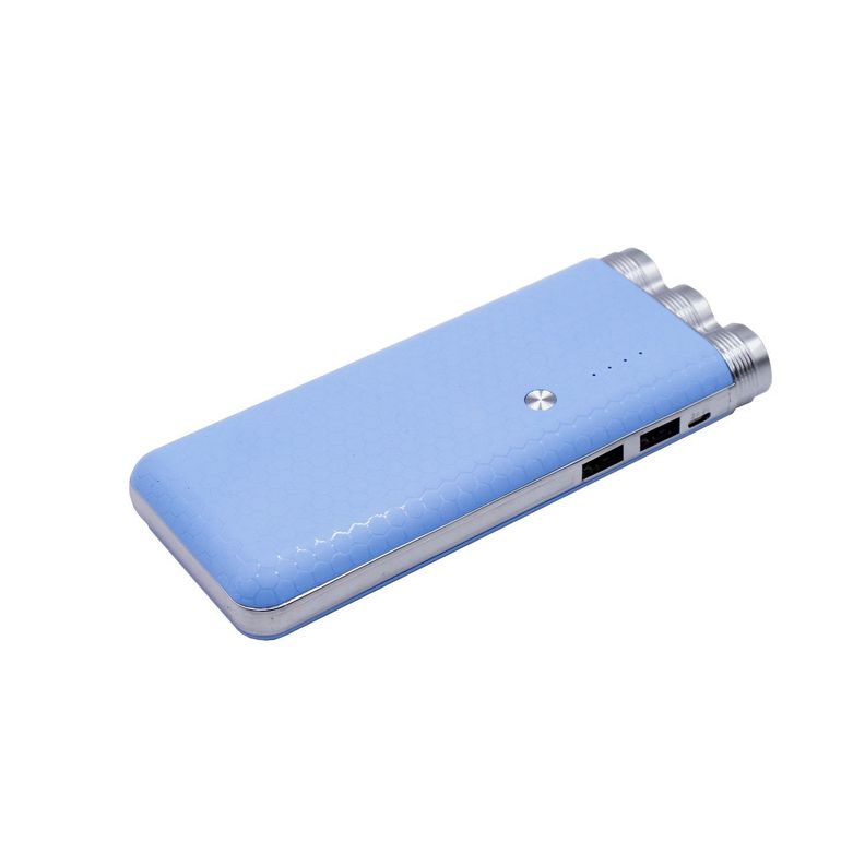 Power Bank Batería 15000mah 2 Usb Azul - PuntoStore-0