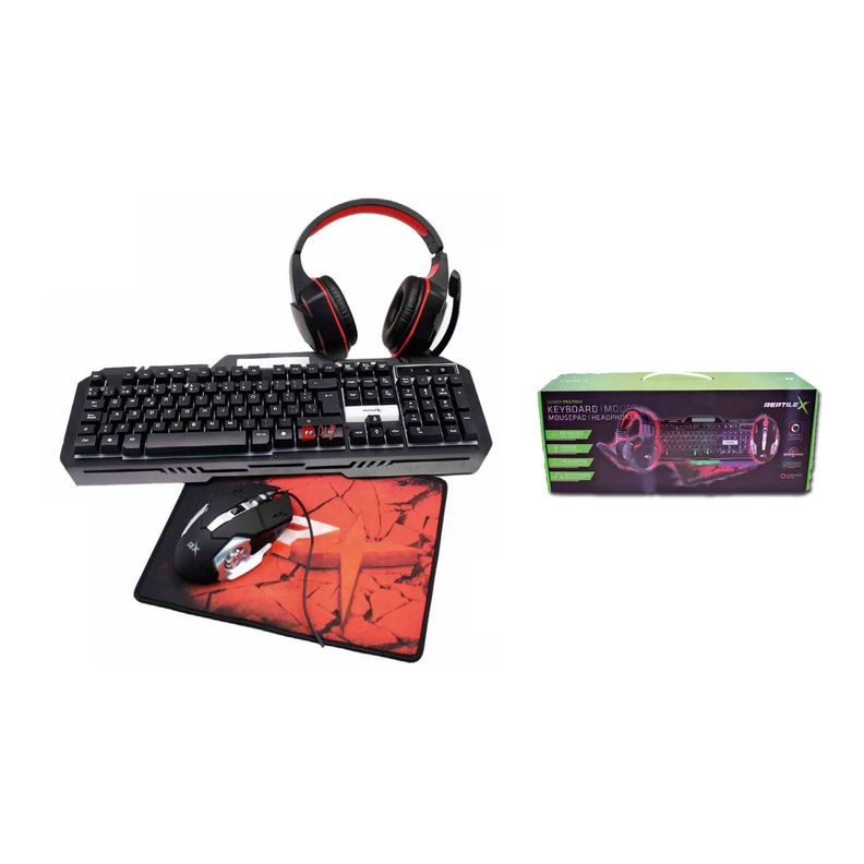 Kit Gamer Pc Teclado-Audífono-Mouse-Mouse Pad - PS-1