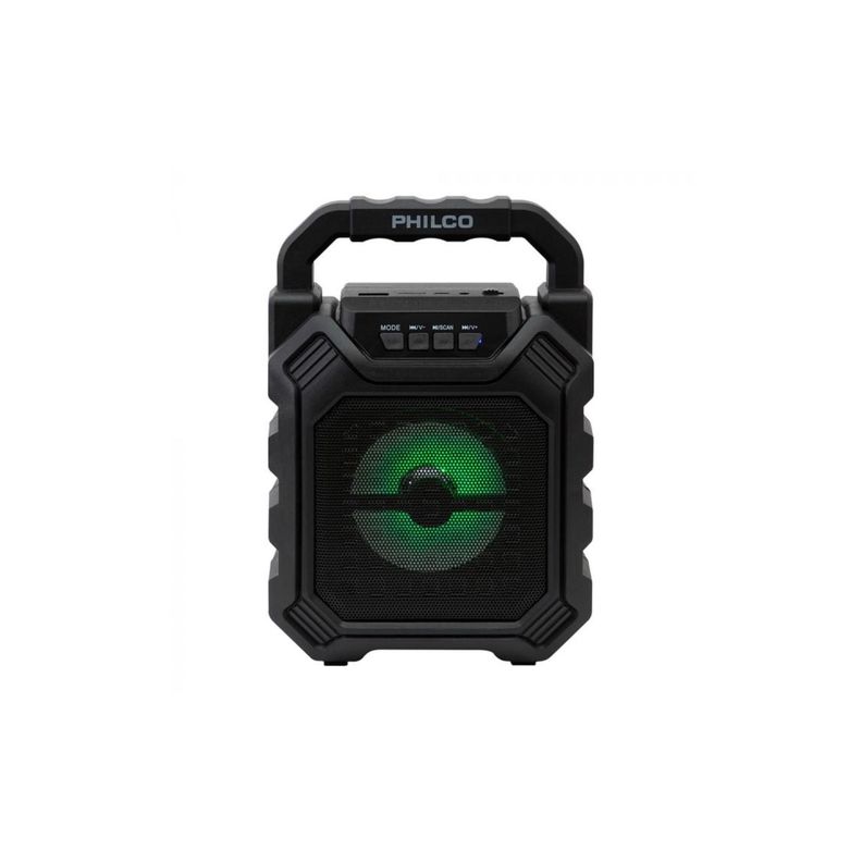 Parlante Bluetooth Philco Px35n Luz Rgb 5w - Ps Negro