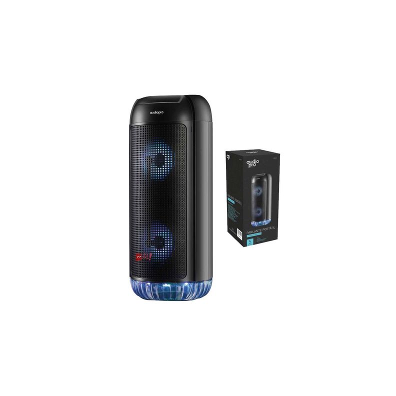 Parlante Bluetooth Con Iluminación Led Azul 5w Rms - Ps-1