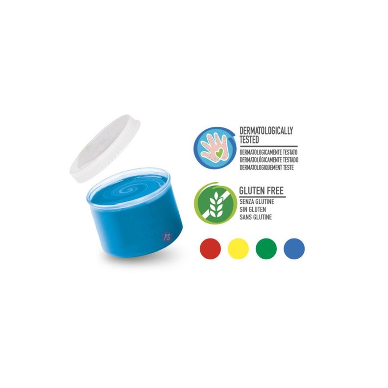Temperas Para Pintar Con Dedos 4 Colores Carioca - PS-1