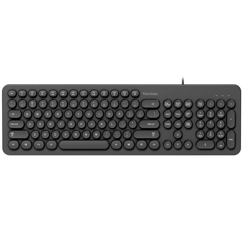 Teclado Pc Usb Teclas Redondas Viewsonic KU334 - PS-0