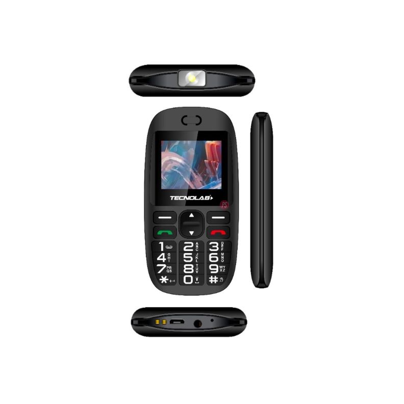 Celular Senior Dual Sim 4G Color Negro - PS-2