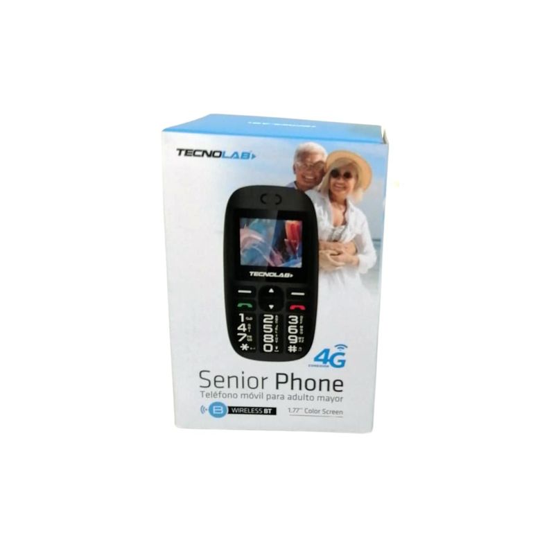 Celular Senior Dual Sim 4G Color Negro - PS-3