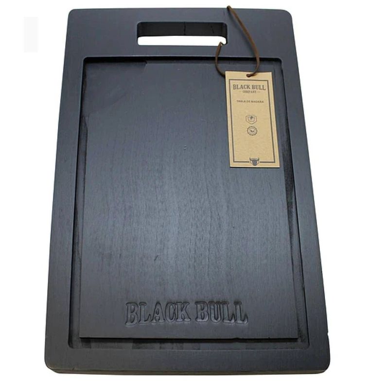 Tabla De Cortar Cocina 40x26cms Negro Black Bull - PuntoStore-0