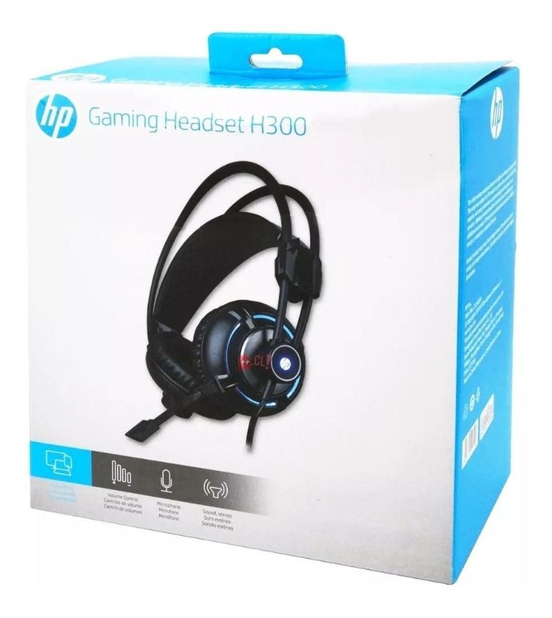 Audífonos Gamer Hp H300 Con Micrófono Y Luz Led - Ps-3