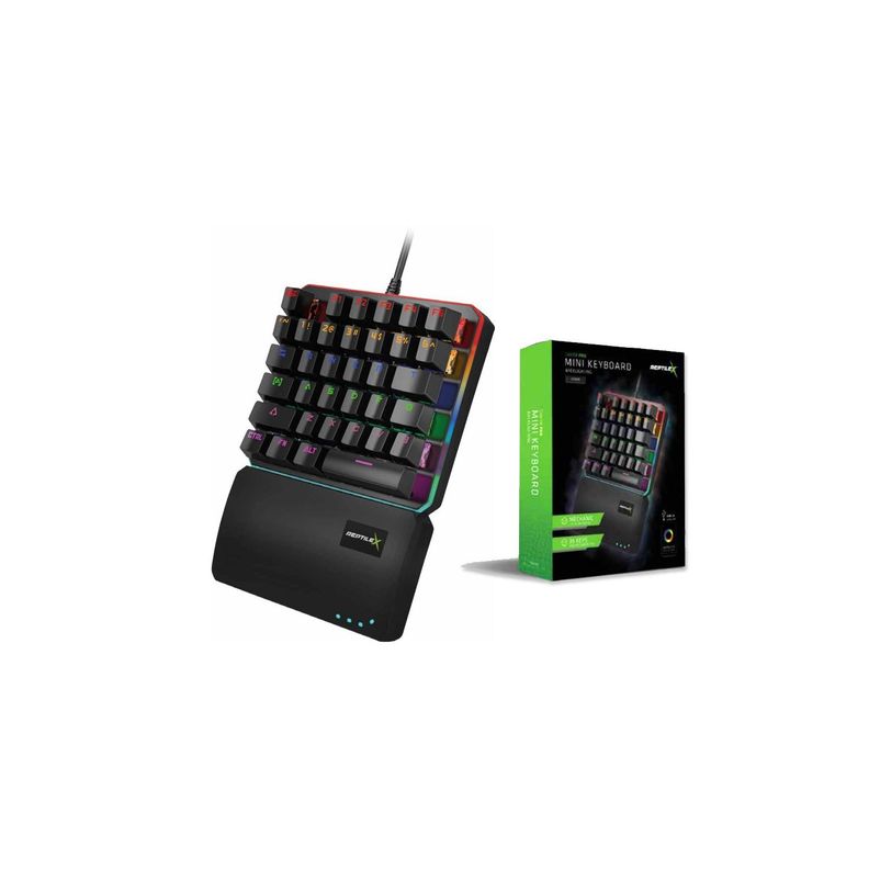 Teclado Gamer Pc Mecánico De Una Mano Rgb - Puntostore-1