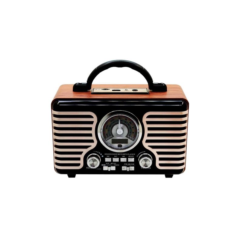 Radio Retro Bluetooth Portátil 10w Back To Retro - PuntoStore-0