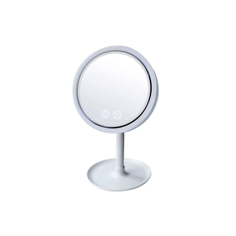 Espejo 5x Para Maquillaje Con Luz Led Y Ventilador - PuntoStore-0