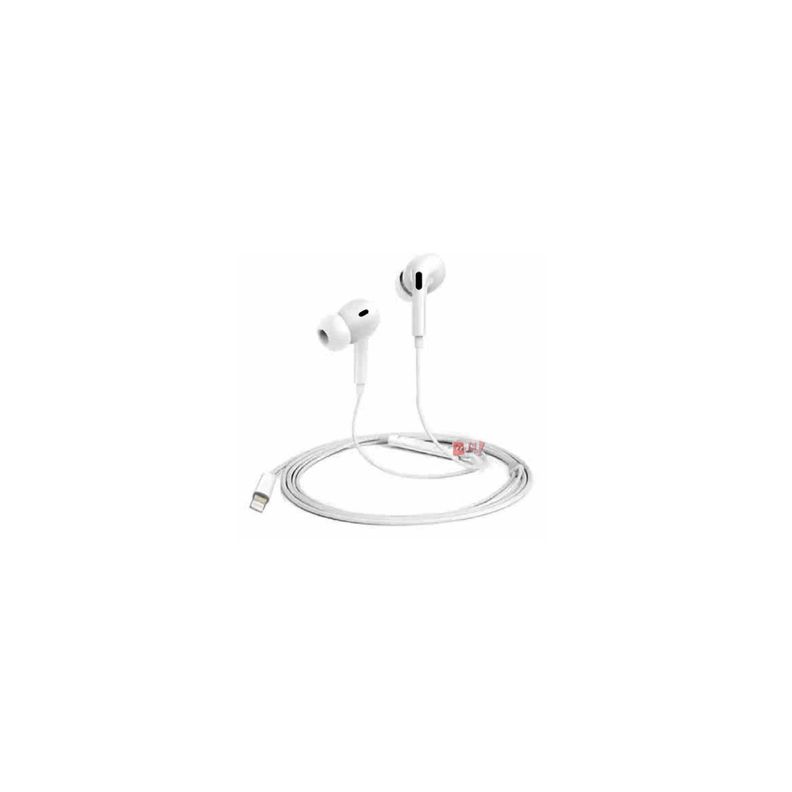 Audífonos In-ear Con Conector Lightning Color Blanco - PuntoStore-1