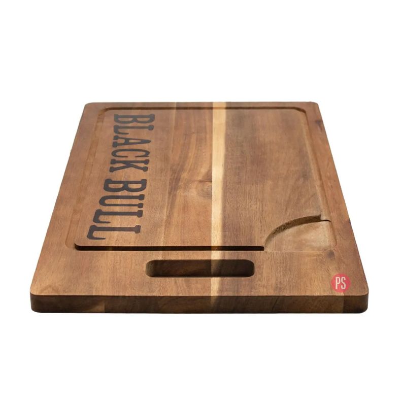 Tabla De Cortar Cocina 45x30cms Madera Black Bull - Ps-1