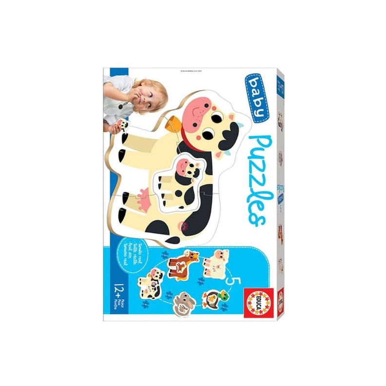 Puzzle Baby 2 A 4 Piezas La Granja Educa - PS-1
