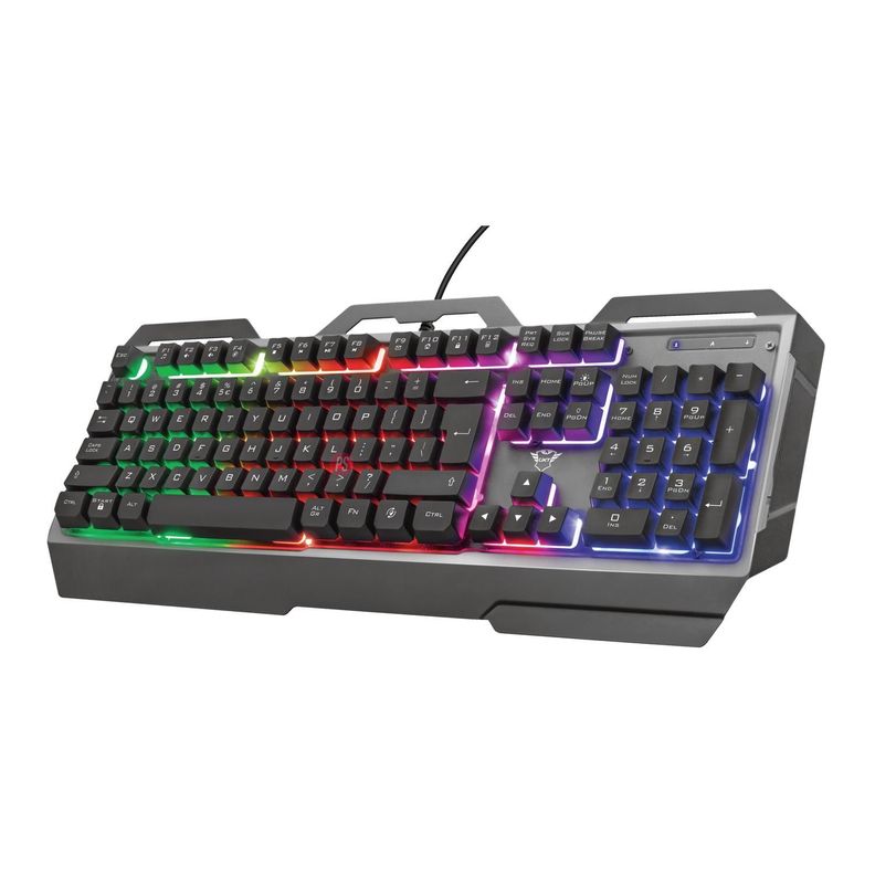Teclado Gamer Metálico Led Rgb Gxt 856 Torac - PS-3