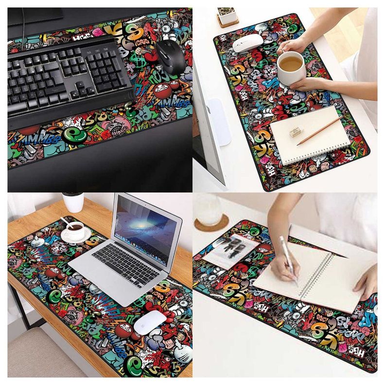 Mouse Pad Gamer Graffiti 80x30cms - PuntoStore-1