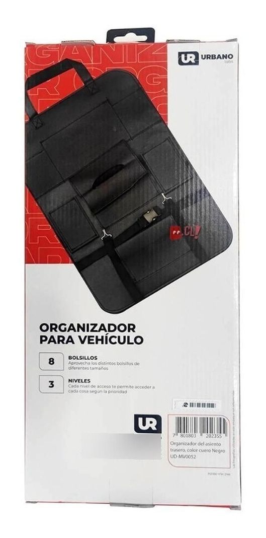 Organizador Respaldo Asiento Trasero Para Auto - Ps-2