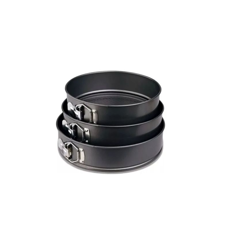 Set De 3 Moldes Redondos Antiadherentes Para Hornear - PuntoStore-0