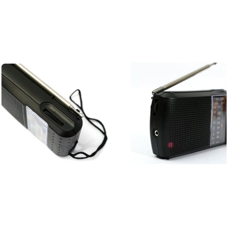 Radio Portátil De Bolsillo AM/FM/SW A Pilas - PS-1