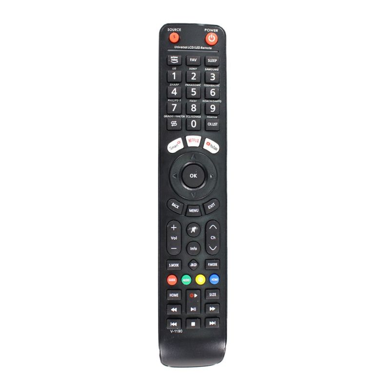 Control Remoto SmartTv Universal V-1190 Oem - PS