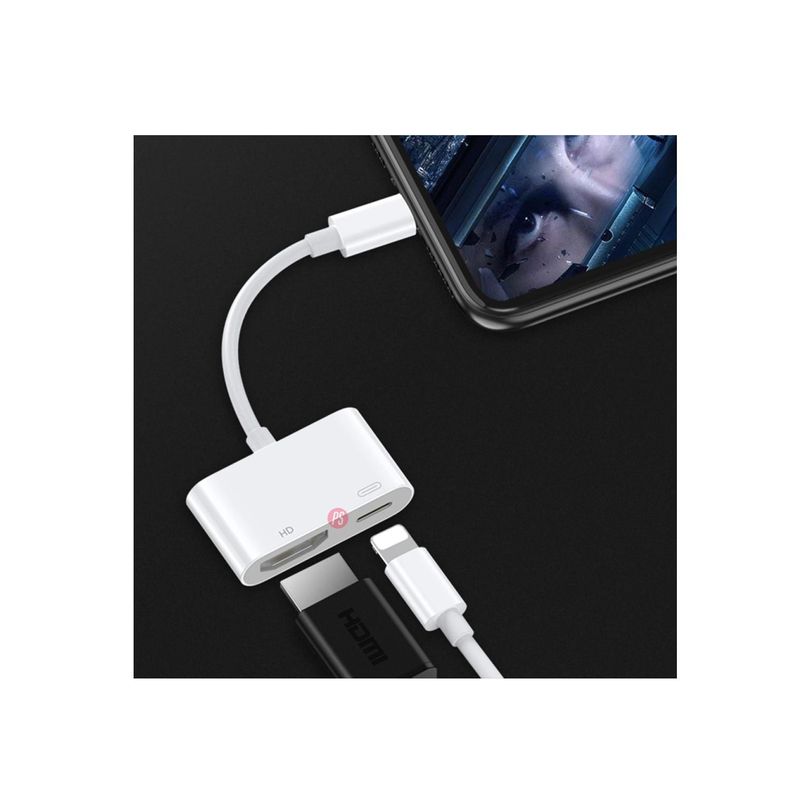 Adaptador Lightning A Hdmi Compatible Iphone y Ipad - Ps-3