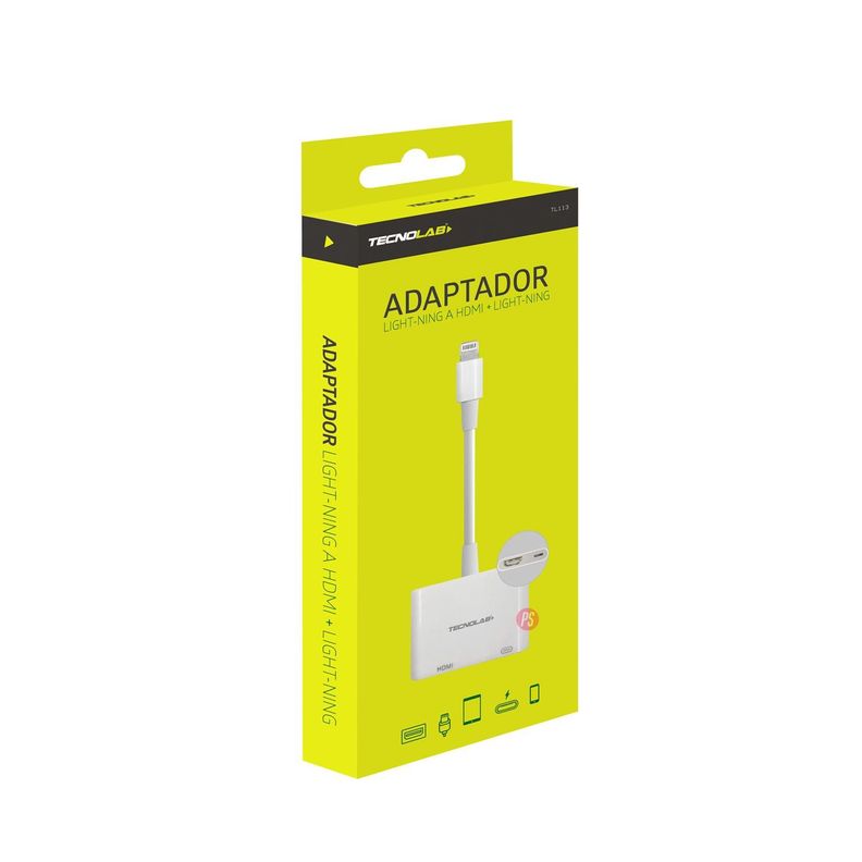 Adaptador Lightning A Hdmi Compatible Iphone y Ipad - Ps-4