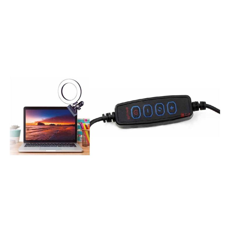Aro De Luz Led Para Celular Con Control De Luz Y Clip - PuntoStore-1