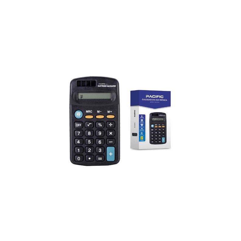 Calculadora Electronica 8 Digitos - PS Negro