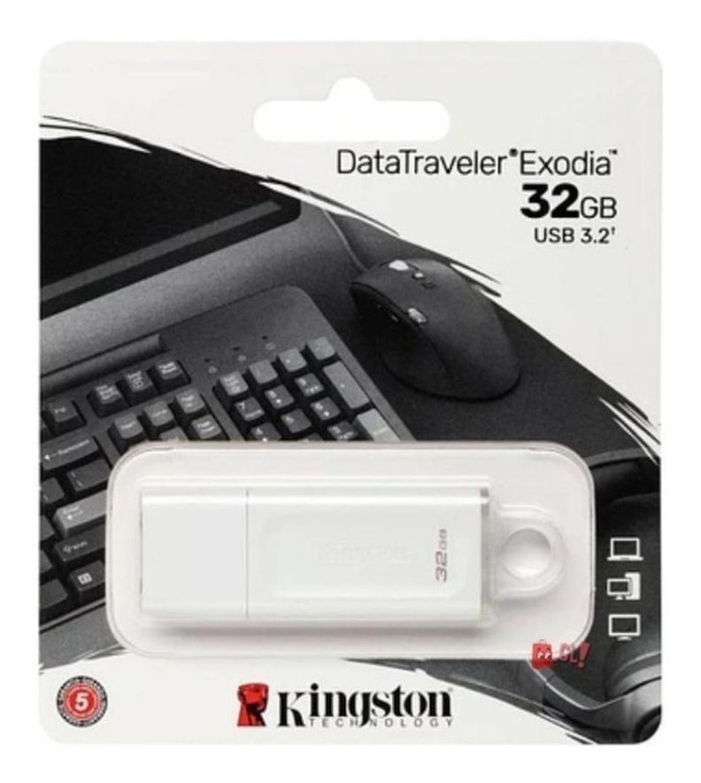 Pendrive 32gb Kingston Exodia Blanco - Ps-0