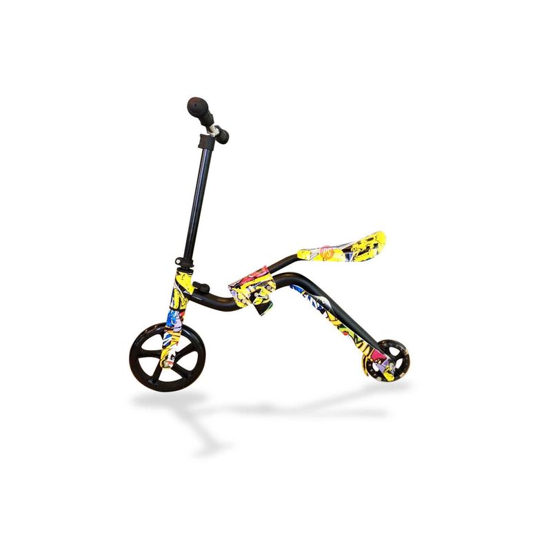 Scooter Aluminio 2 Ruedas Led Diseño Con Asiento - PS-1
