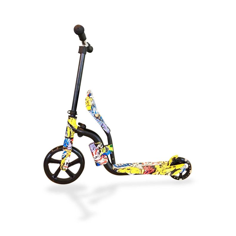 Scooter Aluminio 2 Ruedas Led Diseño Con Asiento - PS-0