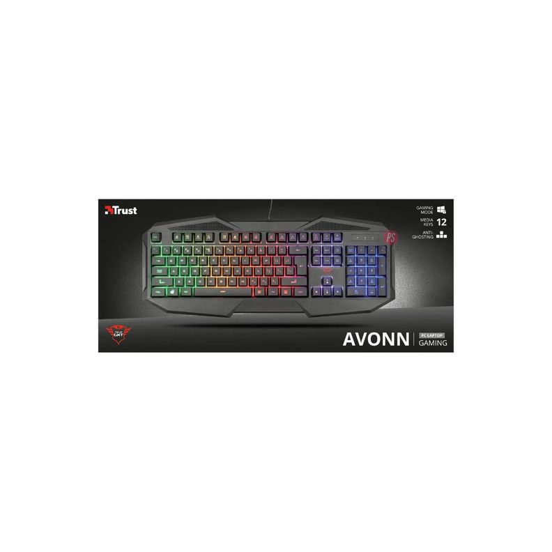 Teclado Gamer Iluminación Rgb Gxt 830-RW Avoon - PS-3