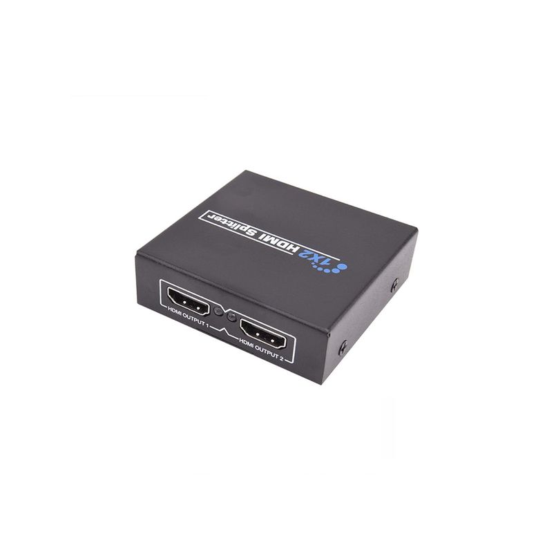Splitter Hdmi Duplicador Senal 2 Salidas - PS Negro