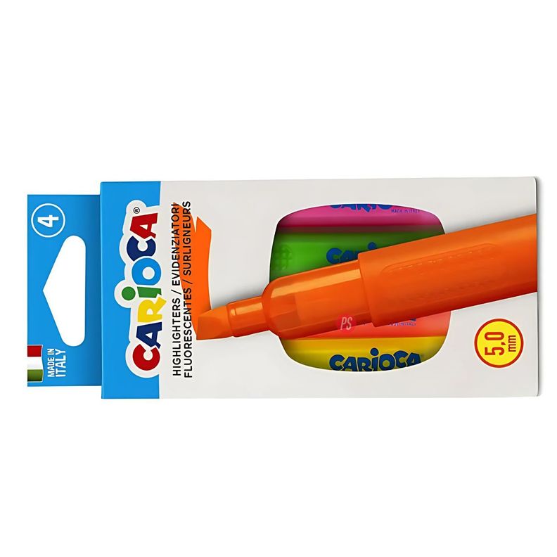 Destacadores 4 Colores Carioca - PS-1