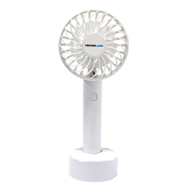 Mini Ventilador De Mano Recargable 500mAh Blanco - PS-0