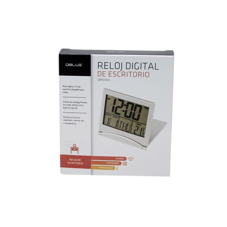 Reloj Digital De Escritorio Con Temperatura Y Alarma - PuntoStore-3
