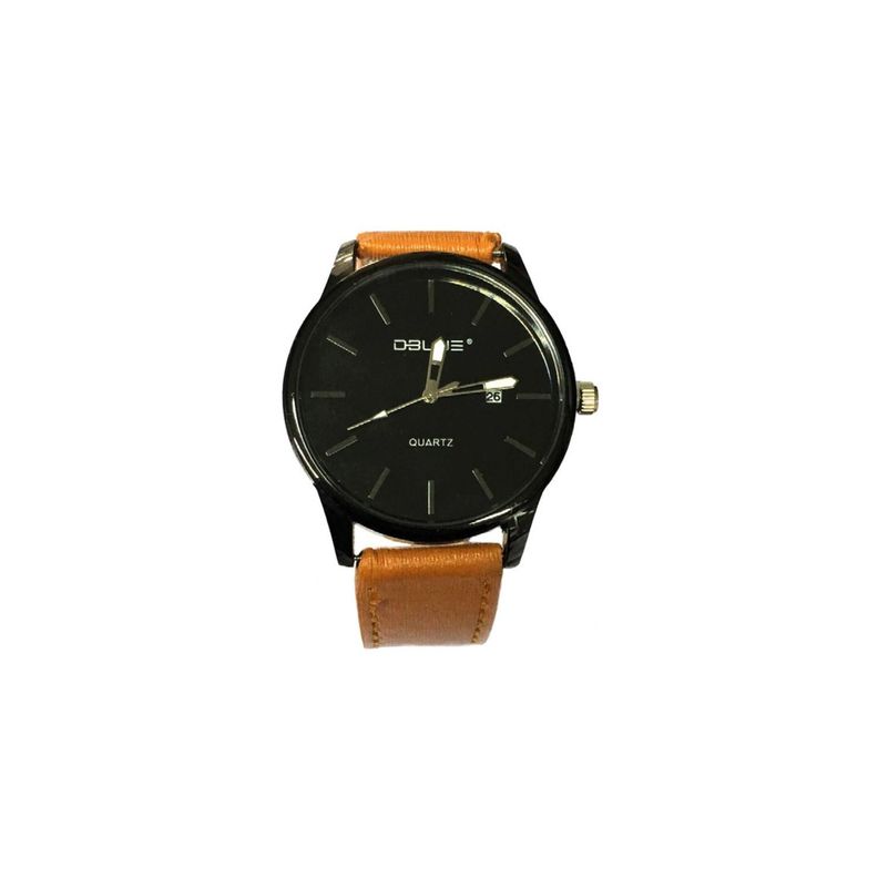 Reloj Pulsera Clásico Quartz Análogo Color Negro - PuntoStore-0