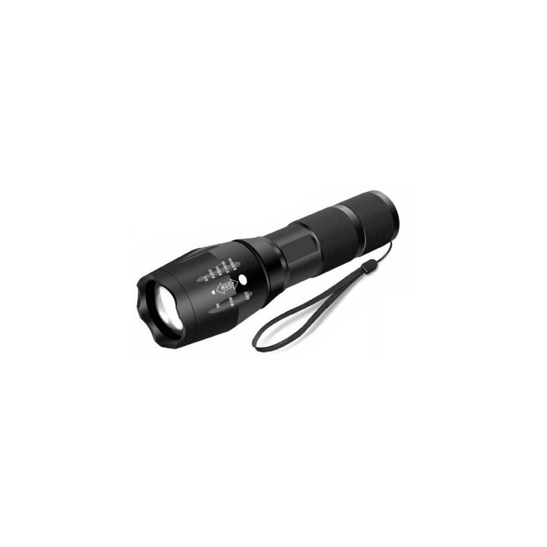 Linterna Led Táctica Con 5 Modos De Iluminación - PuntoStore-0