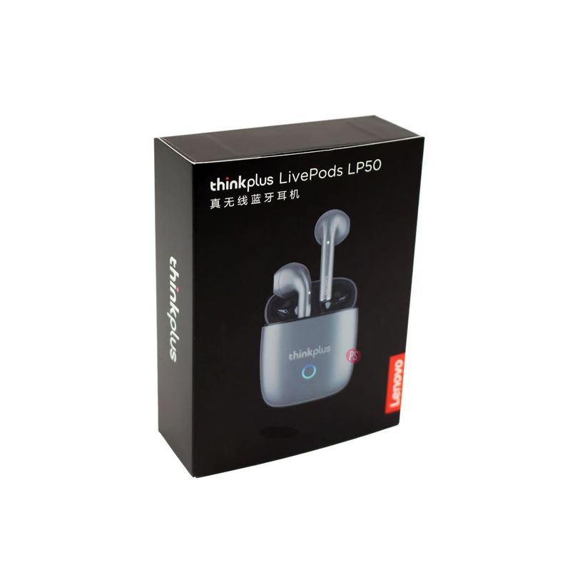 Audífonos Bluetooth Lenovo Lp50 Color Gris - PS-2