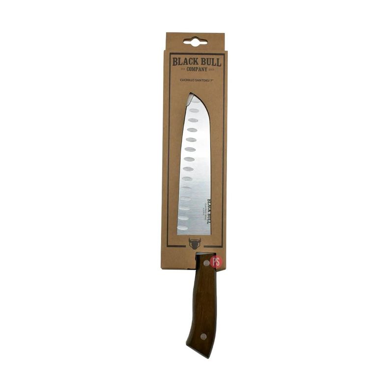 Cuchillo Santoku 7 Pulgadas Black Bull - PS-2