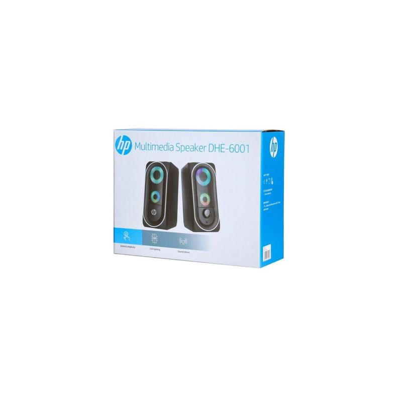 Parlante Hp Gamer Pc Luces Led Táctil 6w - PuntoStore-3