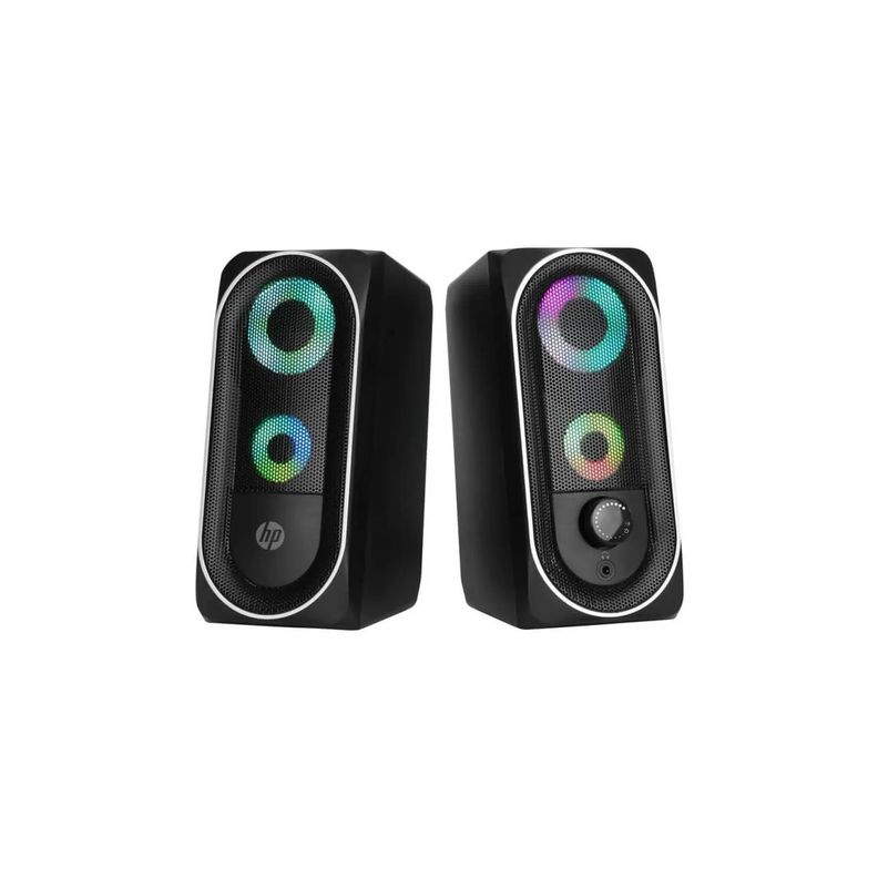 Parlante Hp Gamer Pc Luces Led Táctil 6w - PuntoStore-0